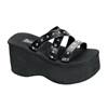DemoniaCult - FUNN19 Slippers - Zwart Product image
